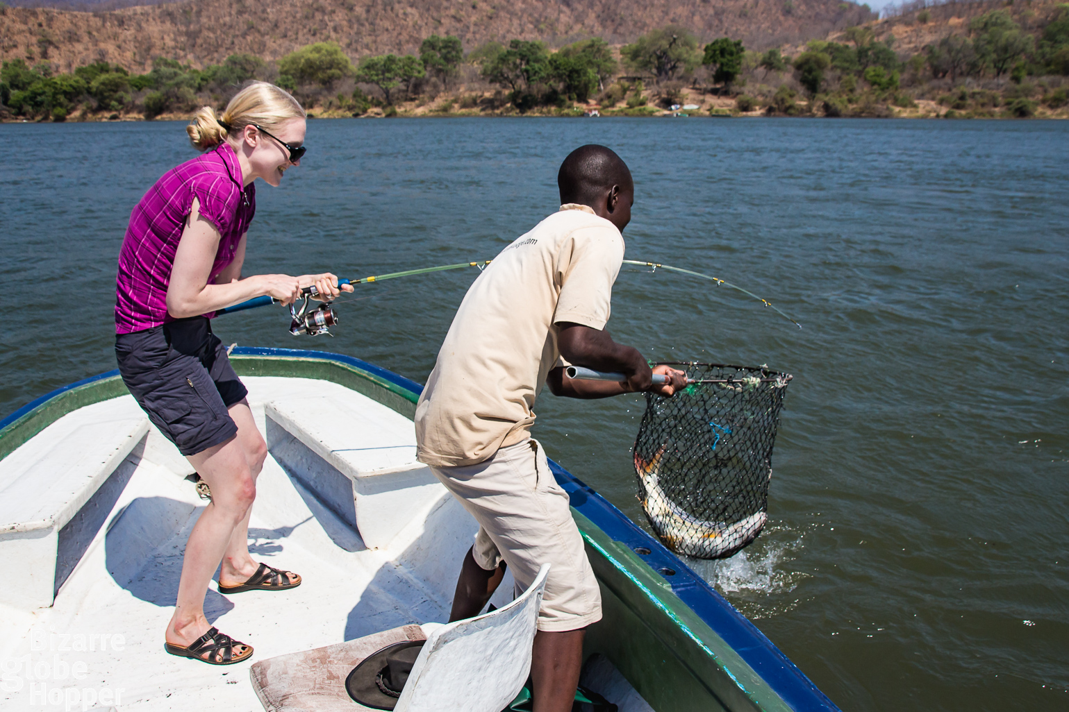 Fishing safari on River Zambezi Zambia 
