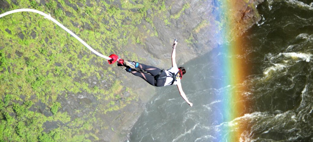 Bunge jumping safari on Victoria falls
