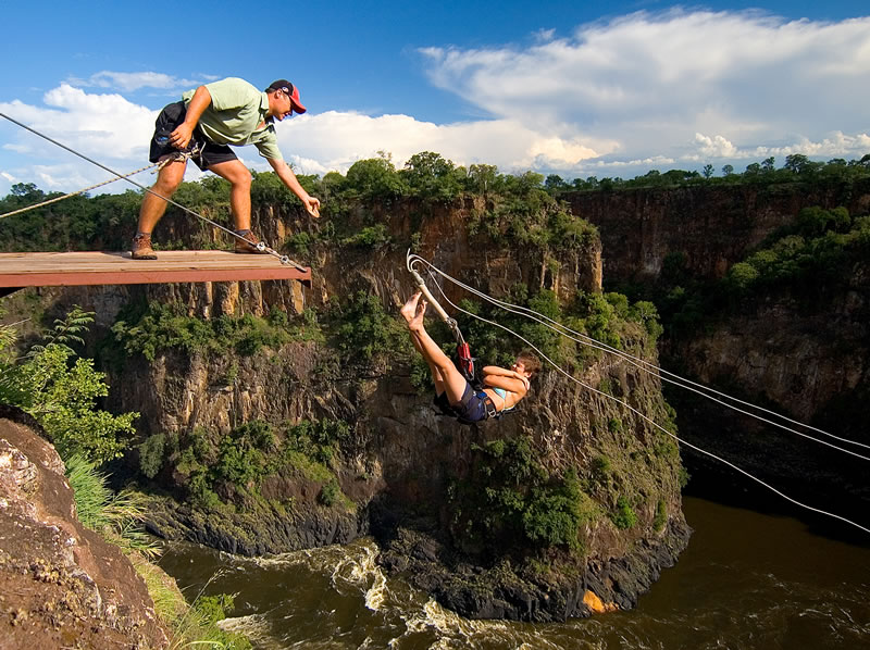 Gorge swing safari on Victoria falls