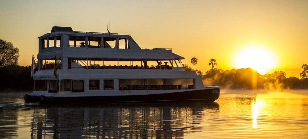 Zambezi River cruise on Victoria Falls.